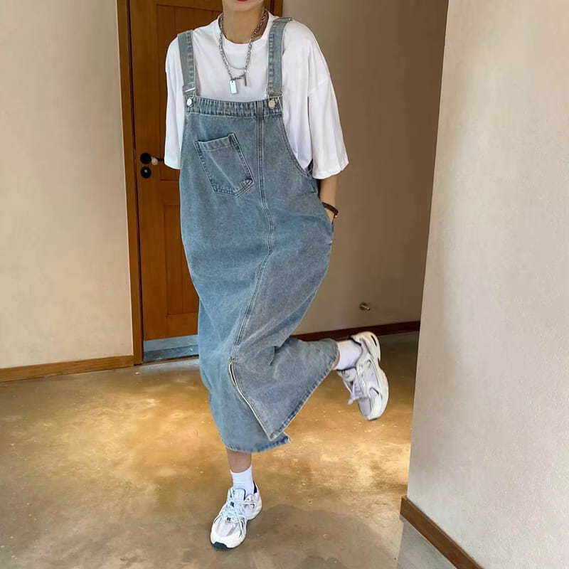 Printemps été Denim robe globale femmes sans manches jean robes mode femme solide Slip décontracté a