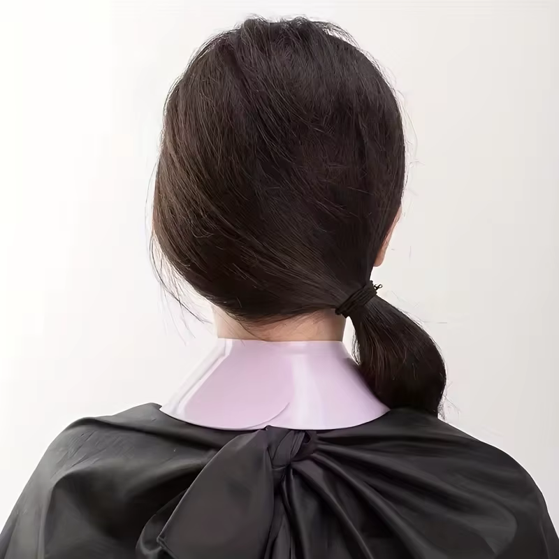 Cape de coiffure réglable en Silicone pour coloration et traitements chimiques, protecteur de cou pr