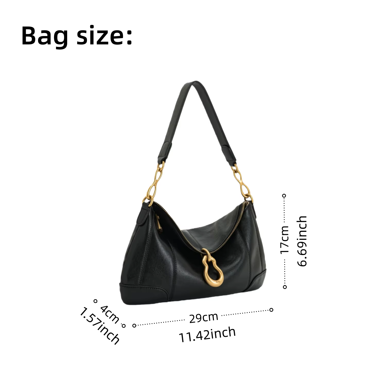 Sac à bandoulière décoratif en métal Jayla 2026JW PEI, sac à main de créateur pour femme