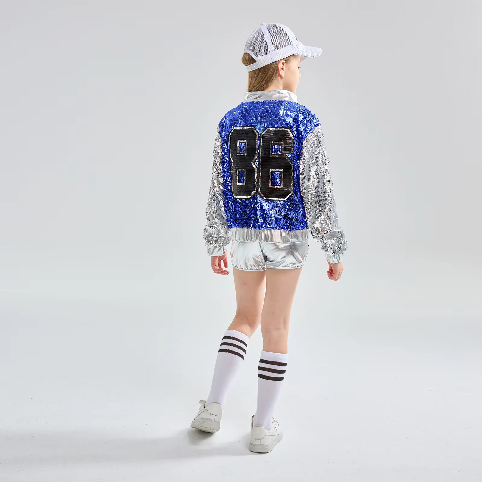 LOLParquet-Costume de brevà Paillettes pour Bol, Robes de brevJazz Hip Hop, Tenues Modernes de Phtal