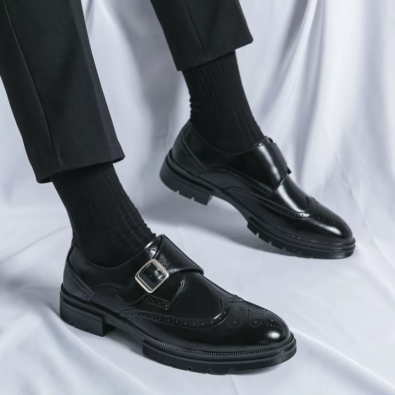 Chaussures de mariage formelles tendance pour hommes, chaussures en cuir décontractées pour hommes, 