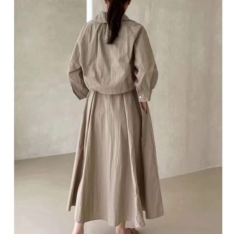 REALEFT – robe d'été 2 pièces pour femmes, ensemble veste courte rabattue et robe débardeur décontra