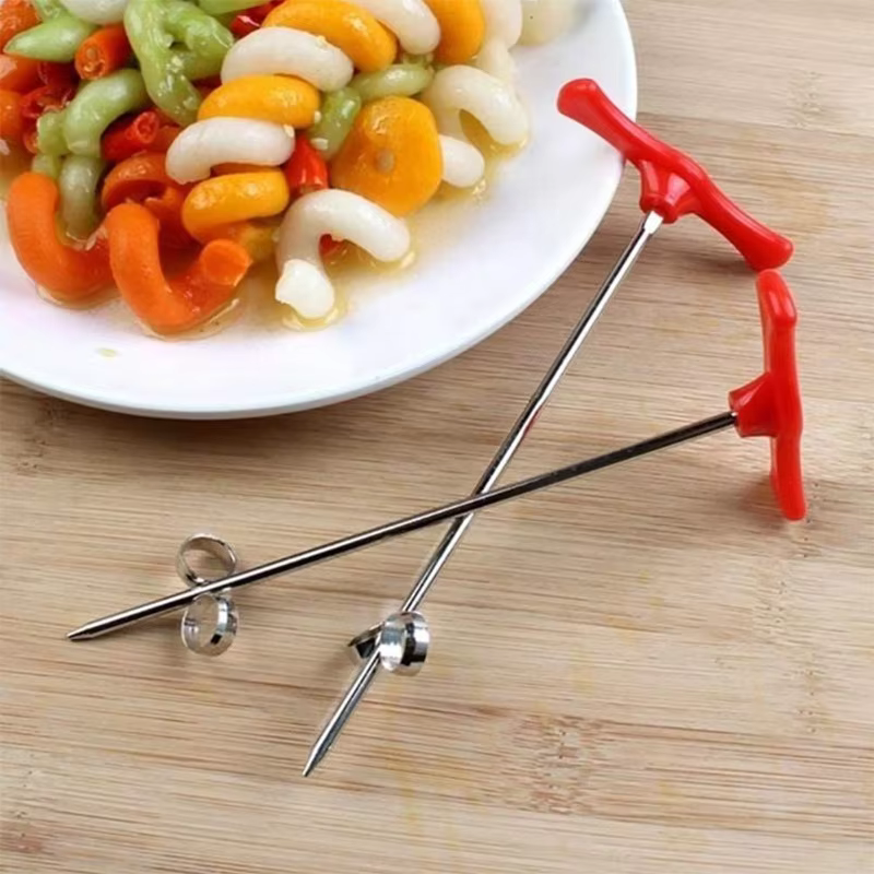 Coupe-légumes en spirale pour pommes de terre, carottes, concombres, trancheuse, rouleau manuel, cou