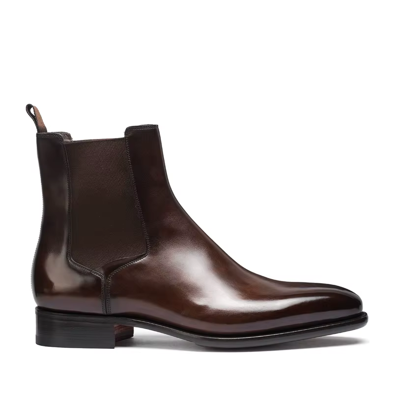 Nouveau Chelsea bottes hommes chaussures PU marron mode polyvalent affaires décontracté Style britan