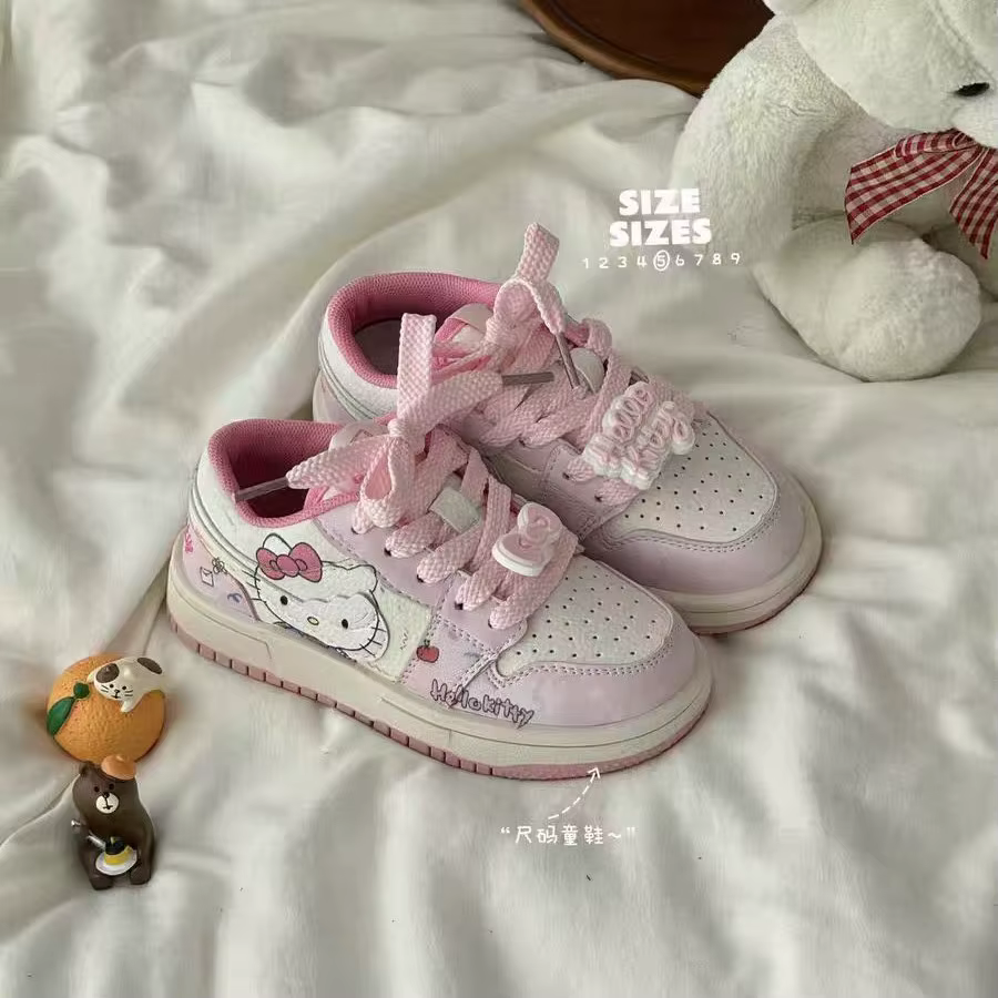 Sanrio Girl Hello Kitty – baskets de loisirs à la mode pour l'automne et l'hiver, baskets confortabl
