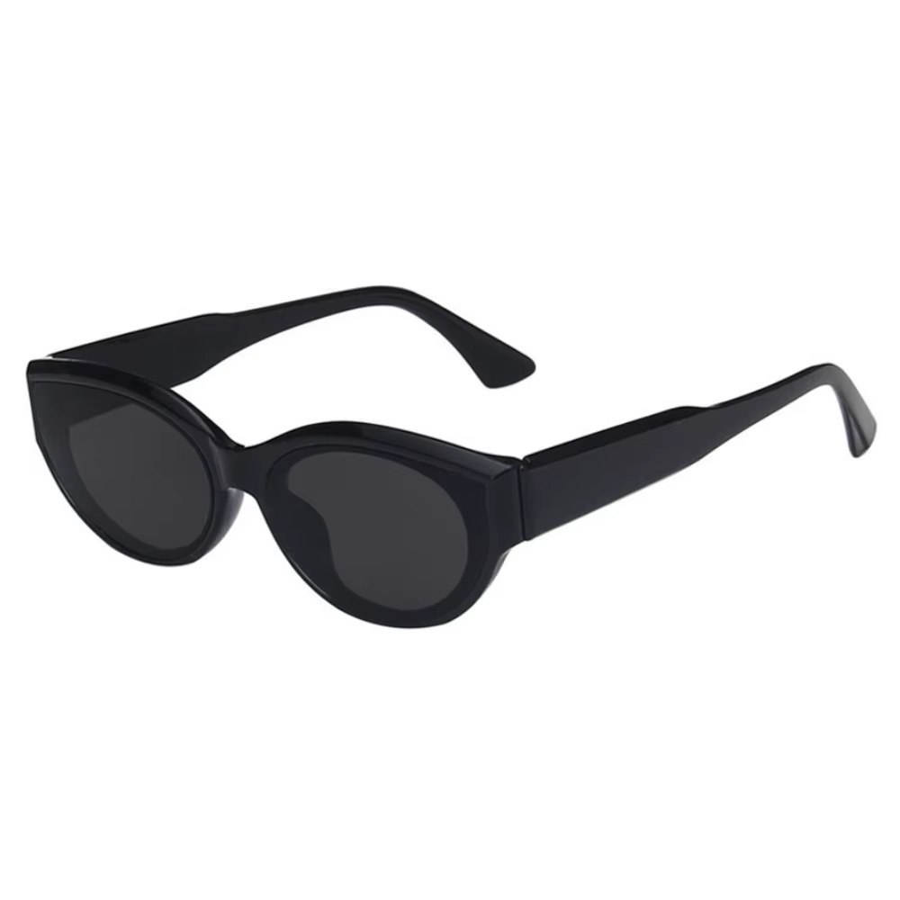 Nouveauté lunettes de soleil œil de chat femmes lunettes ovales marque Vintage elliptique carré lune