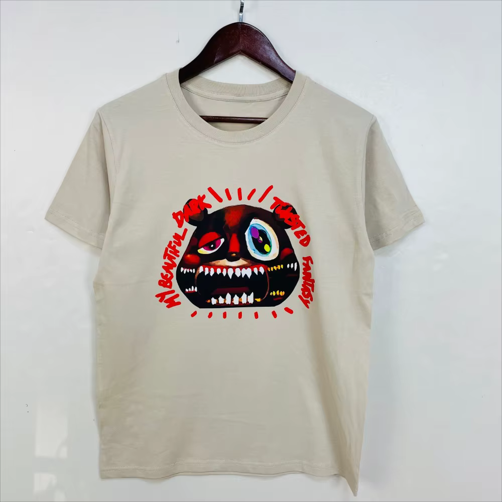 Kanye West meilleur célèbre le collège abandonné graphique t-shirt hommes femmes Hip Hop Rap Vintage