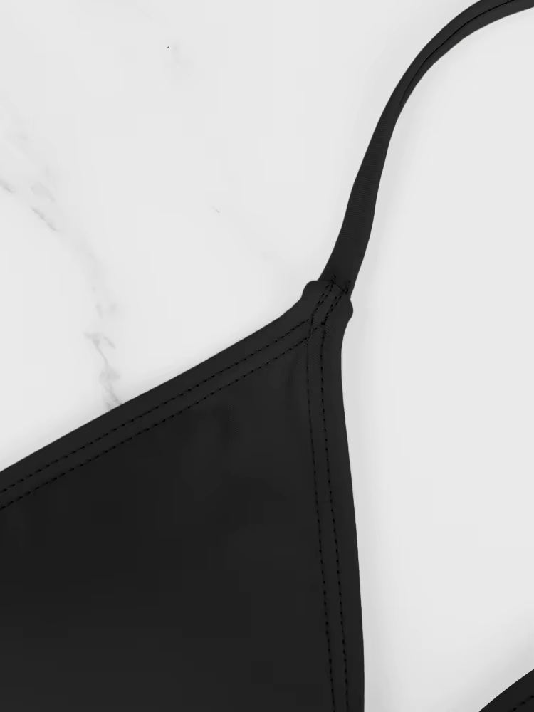 1Pc femmes Sexy haut de bikini soutien-gorge maillot de bain été plage Style couleur unie col suspen
