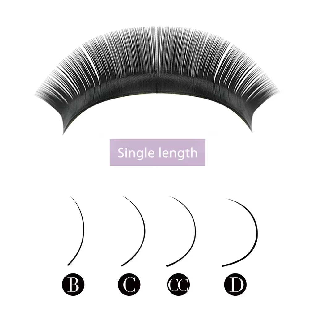 8-25mm Faux-Cils Professionnels, Easy Fan Volume Russe Autofan Cilios Doux CC/D, Extension de Cils N