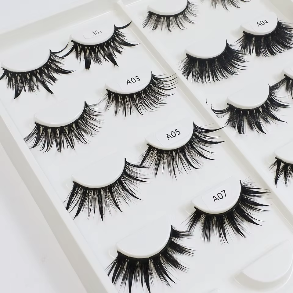 RED SIREN – faux-cils en Manga mouillés, longs, épais, naturels, à la mode, maquillage coréen, nouve