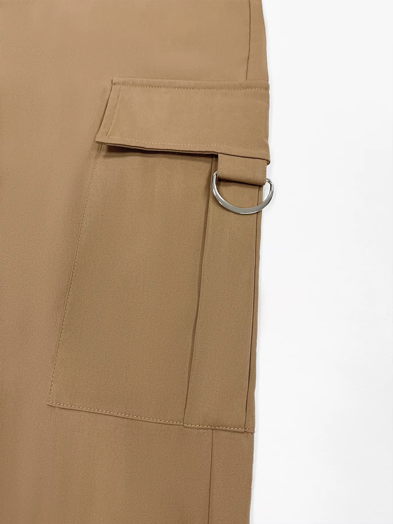 Pantalon cargo uni taille haute pour femmes, pantalon décontracté à boutons avec poches pour un usag