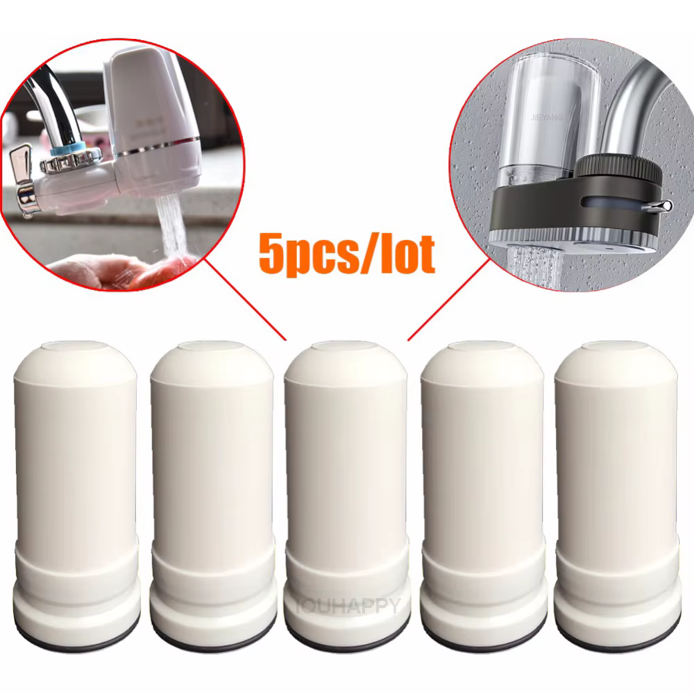Filtre à eau pour robinet de cuisine, purificateur d'eau potable, filtre céramique lavable, éliminat