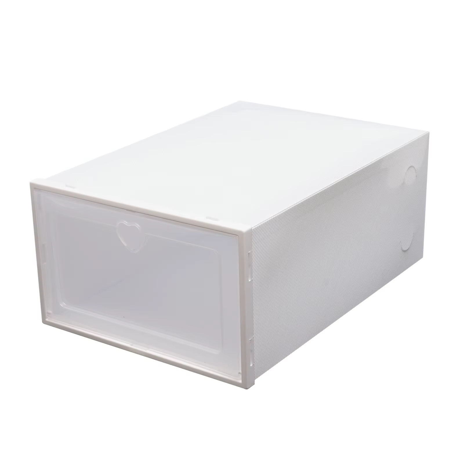 Boîtes à chaussures pliables, organisateurs de chaussures en plastique, étuis de rangement empilable