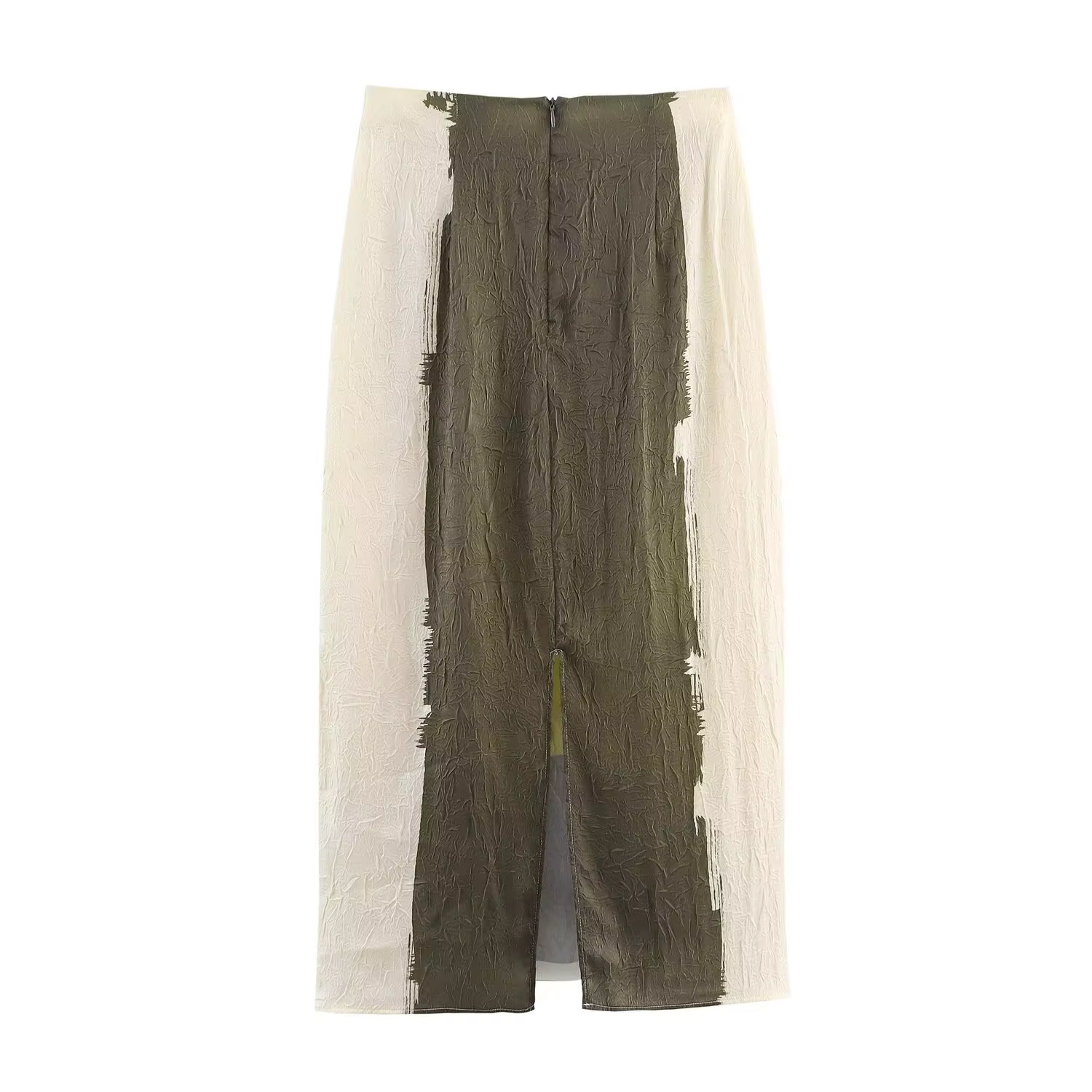 Jupe mi-longue imprimée pour femmes, nouvelle collection automne, effet féminin, rendez-vous, taille