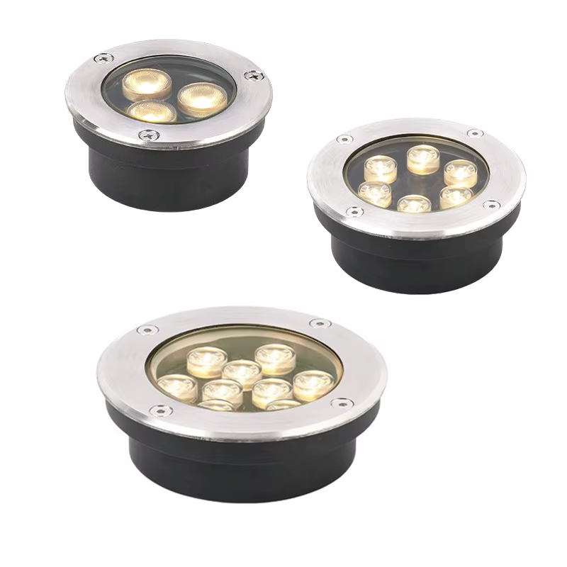 Spot Lumineux LED Fin et Encastrable, Imperméable Conforme à la Norme IP67, Éclairage d'Extérieur, I