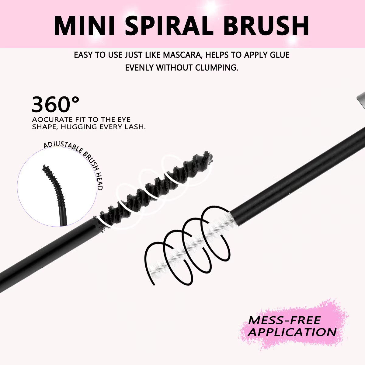 Colle à cils 2-en-1 pour extensions de cils DIY : Adhésion et scellage longue durée, tenue forte, ré