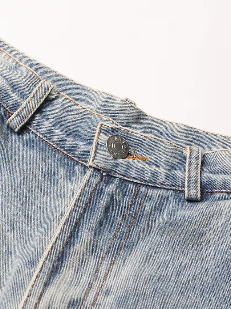 TWOTWurea-Short en denim YLE pour femme, culotte courte sexy, taille haute, patchwork, décontracté, 