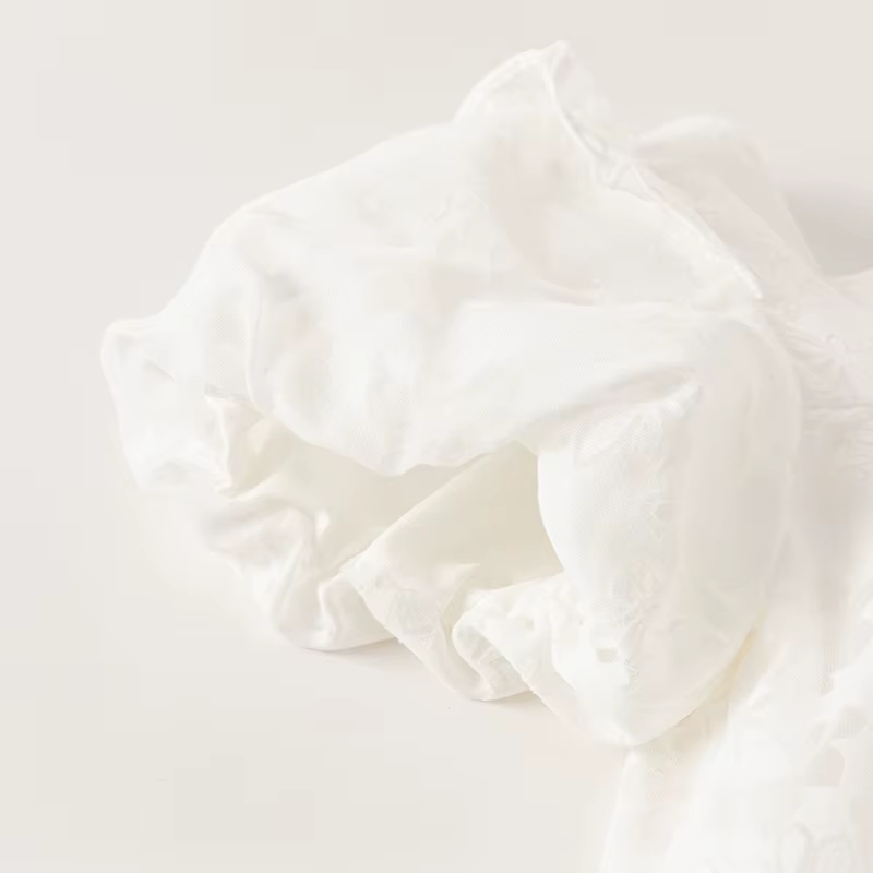 Dave Bella – robe de princesse pour filles, manches bouffantes, breloque en maille blanche, Noble, m