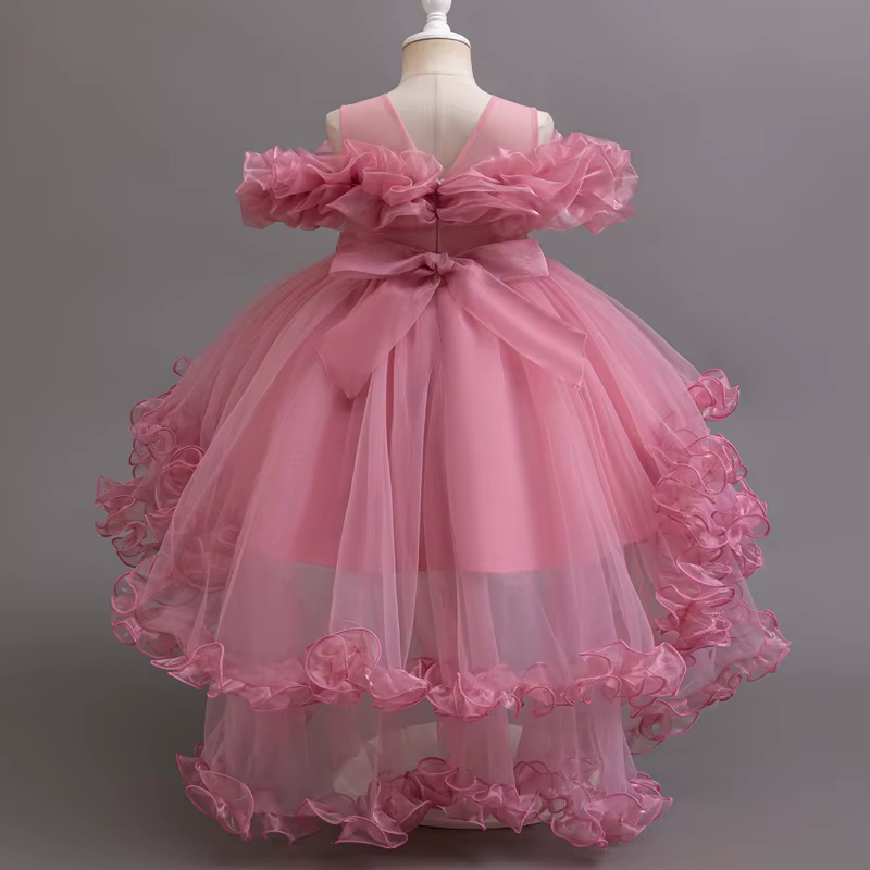 Robe de Princesse à Paillettes pour Fille, Tenue de Mariage, de Noël, de ixd'Anniversaire, Douce et
