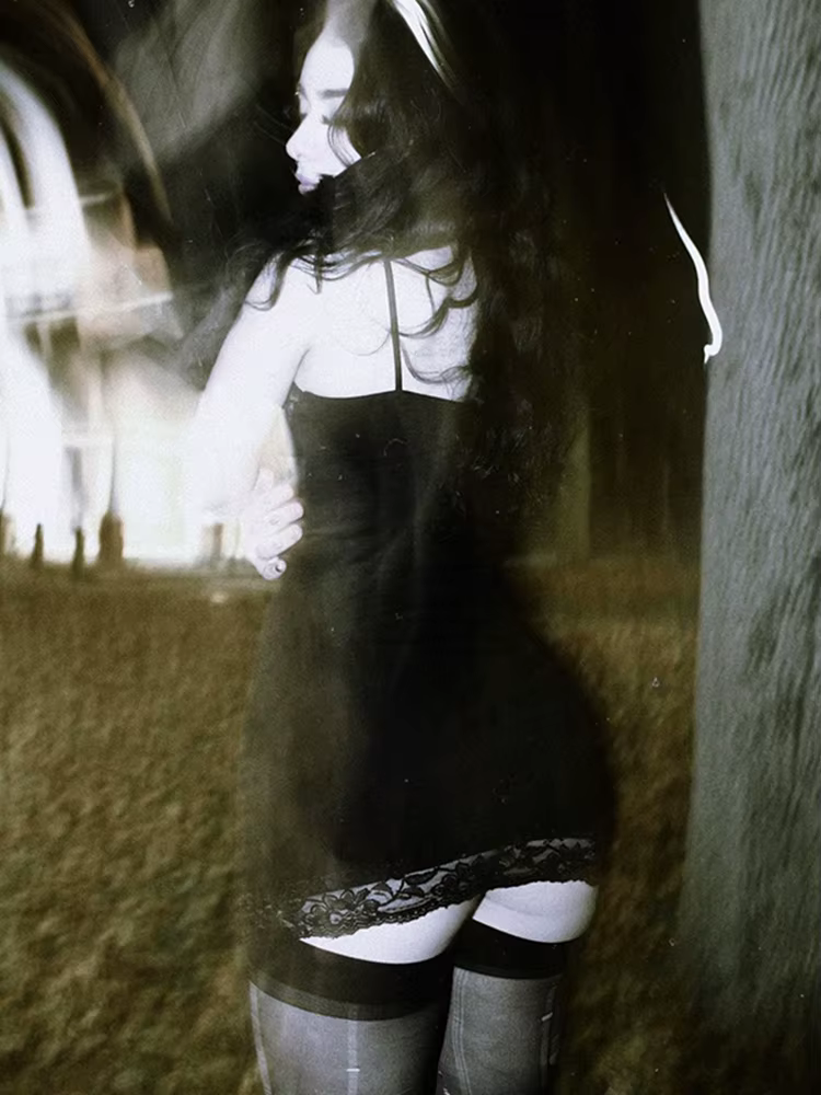 AltGoth Cyber Punk robe gothique femmes Streetwear Harajuku crâne imprimé sans manches taille haute