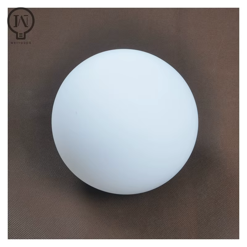 Abat-jour en verre blanc, abat-jour Globe laiteux, couvercle de lumière rond D10cm D12cm D15cm D20cm