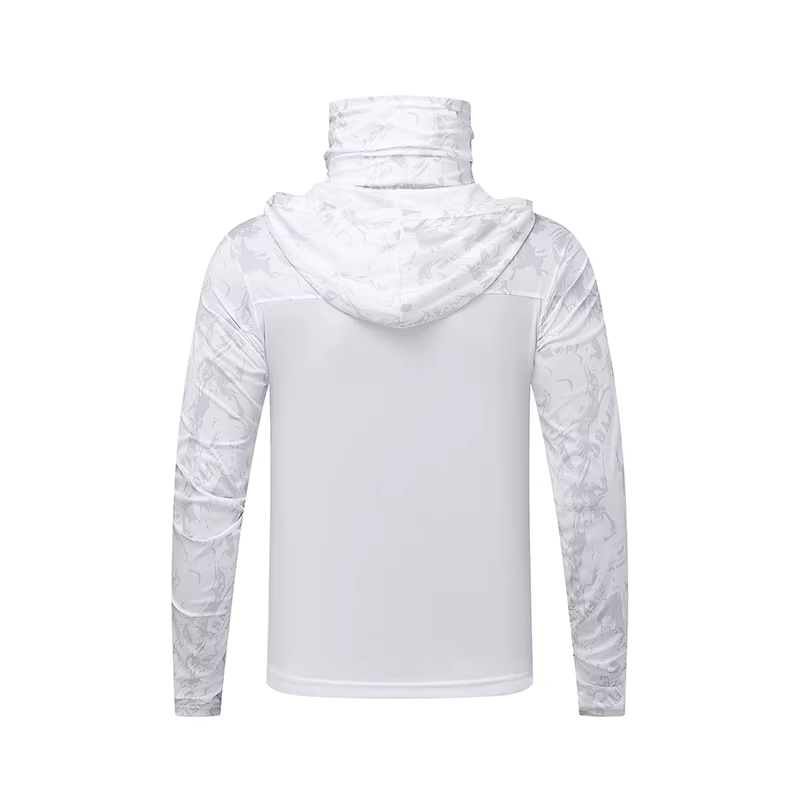 T-shirts d'été Ultra-fins Protection solaire maille légère Patchwork Camouflage soie glacée sport él