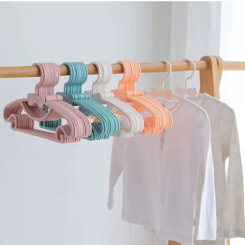 Porte-vêtements en plastique pour bébé, 5/10/20 pièces, Portable, affichage de serviettes, écharpes,