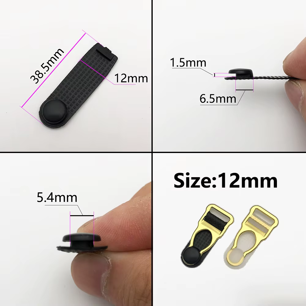 Pièces de rechange en plastique, Clips de jarretelles, réparation de Film, boucle Susp, caoutchouc T