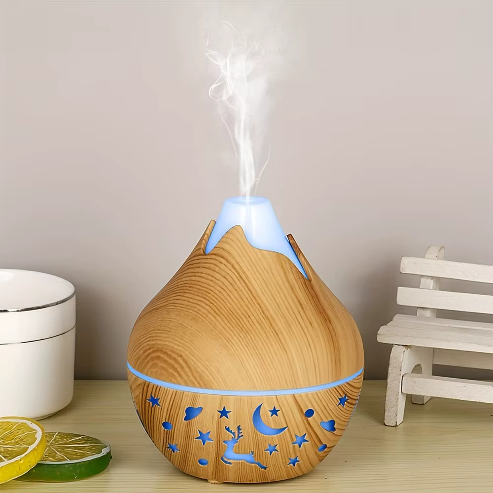 Humidificateur multifonctionnel 200ML, diffuseur d'huiles essentielles d'aromathérapie alimenté par 