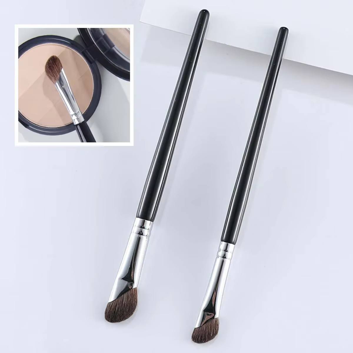 Pinceau d'ombre antarctique 3D pour contour du visage, brosse de maquillage, blush à tête douce, sur