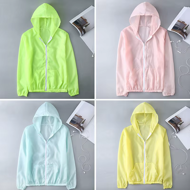 Manteau de Protection solaire respirant à séchage rapide pour femmes et hommes, manteaux légers pour