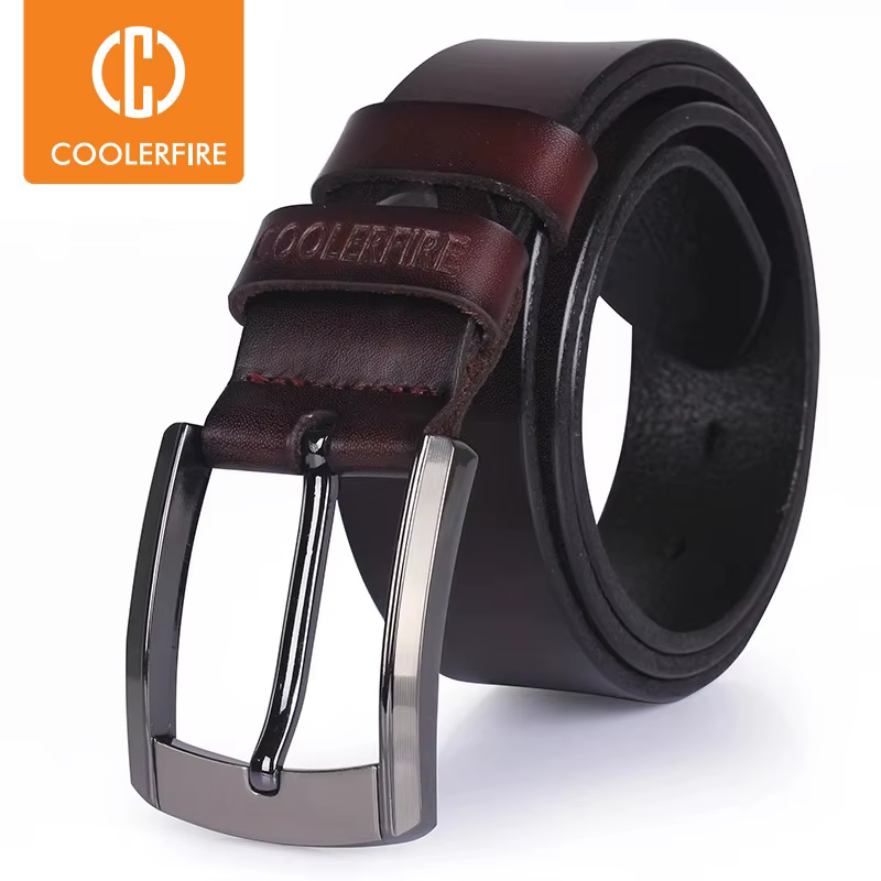 Ceinture en cuir véritable pour hommes, de haute qualité, de luxe, de styliste, en peau de vache, à 