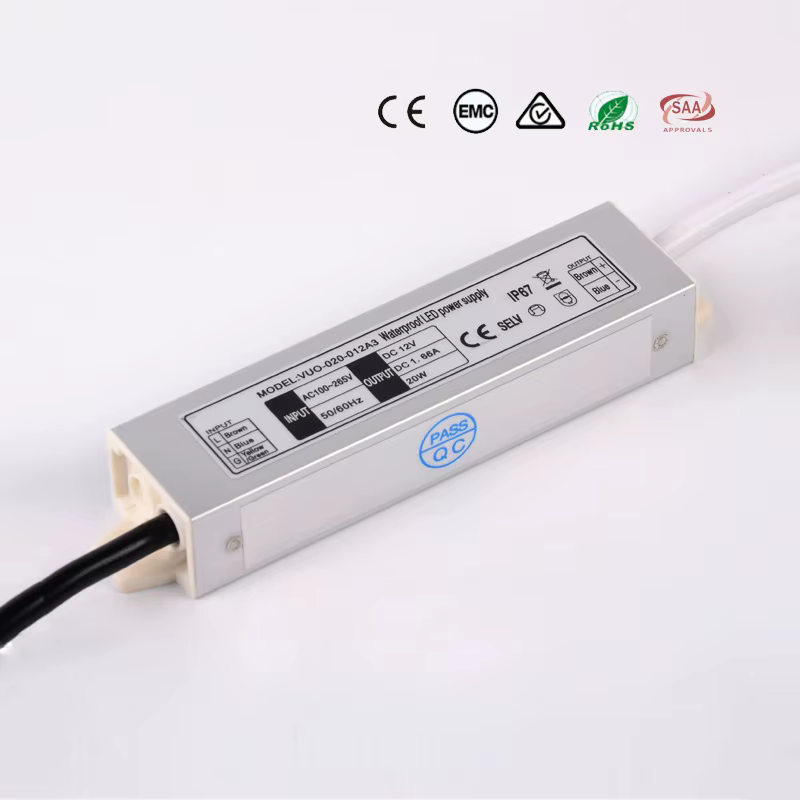 Alimentation LED étanche 10W 20W 45W 220V à 12V, pilote pour projecteurs LED, transformateur IP67