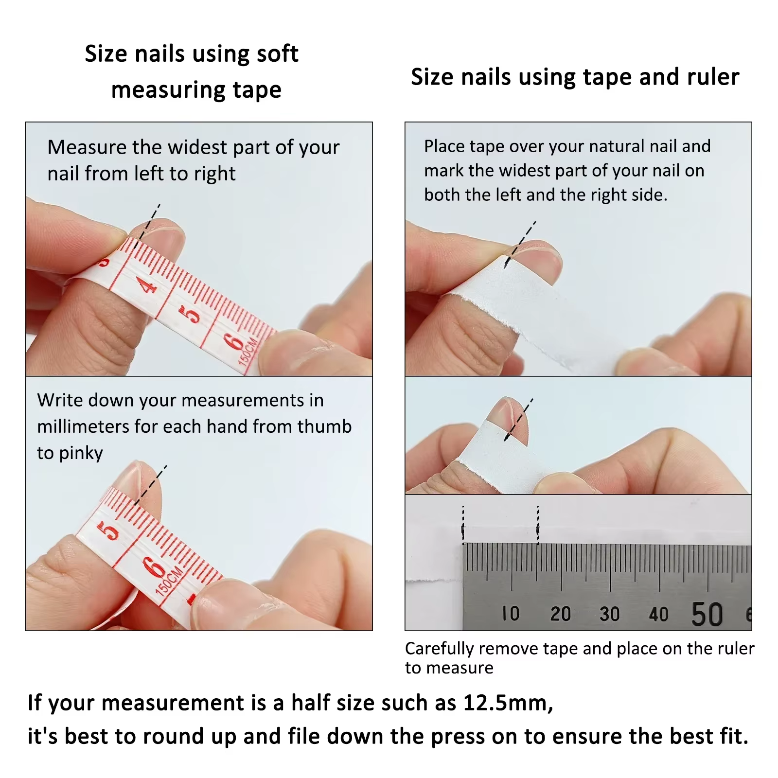 10 pièces presse à la main sur les ongles longs Ballet bleu faux ongles avec 3D océan lune strass co