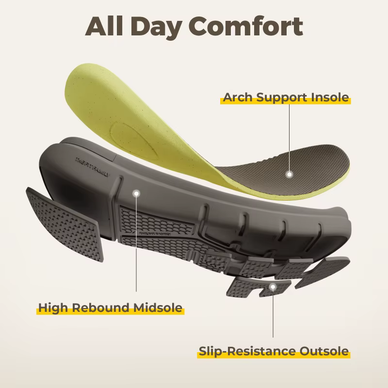 FitVille – chaussures larges à enfiler pour hommes, chaussures Oxford légères et décontractées, bask