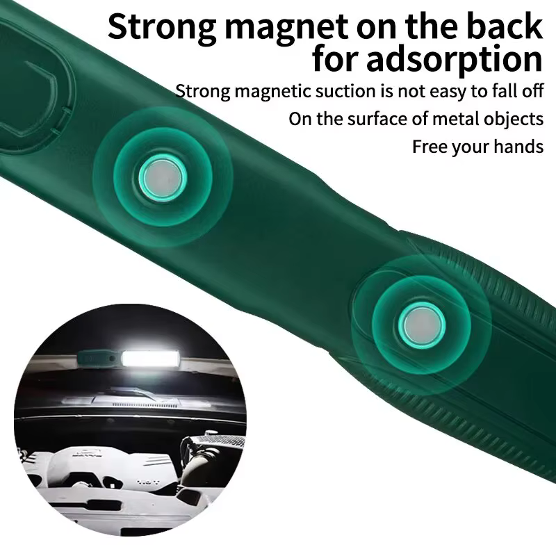 Torche LED COB, lampe de travail Portable pour réparation automobile, lanterne de Camping Rechargeab