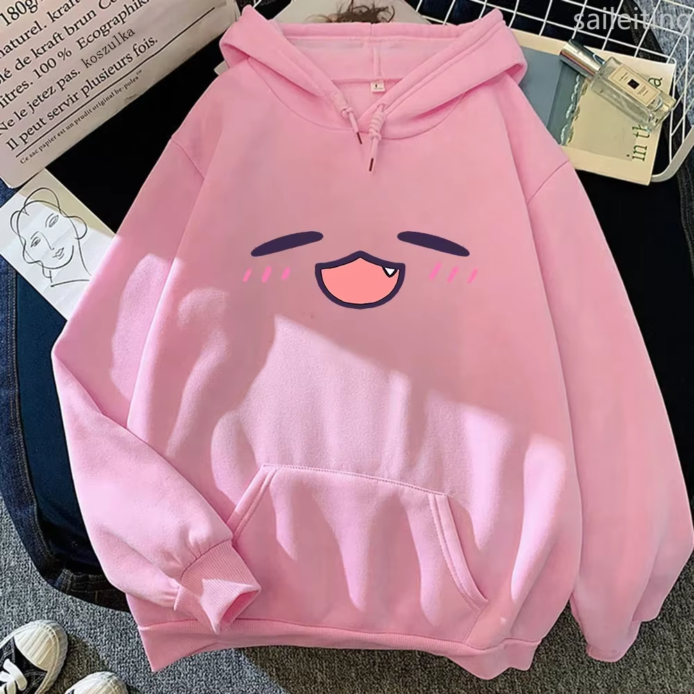TakoTakodachi Anime kangourou poche Hololive hiver femmes printemps haut d'automne sweat Vintage Har