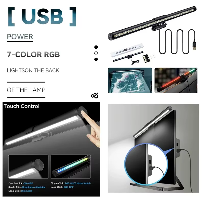 Moniteur Led barre lumineuse lampes d'ordinateur lampe de lecture écran suspendu lampe de bureau mon