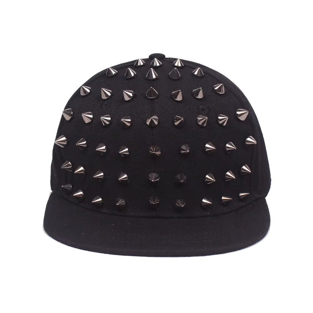 Chapeau plat à rivets pour hommes et femmes, Punk Rock, casquettes de Baseball à clous Hip Hop, homm