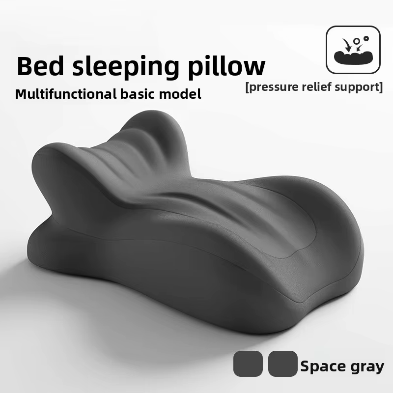Oreiller en mousse à mémoire de forme, soutien ergonomique pour le cou et les jambes, lecture, utili