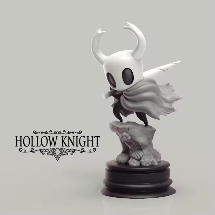 Figurine d'anime Hollow Knight Little Knight, jouet modèle fait à la main, accessoires de jeu, châss