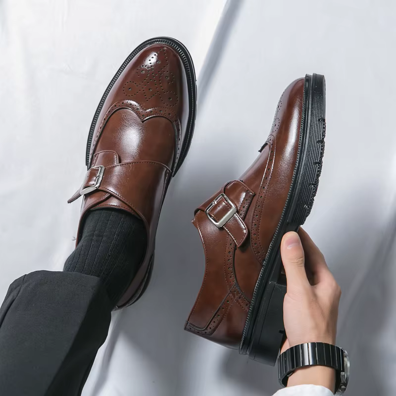Chaussures de mariage formelles tendance pour hommes, chaussures en cuir décontractées pour hommes, 