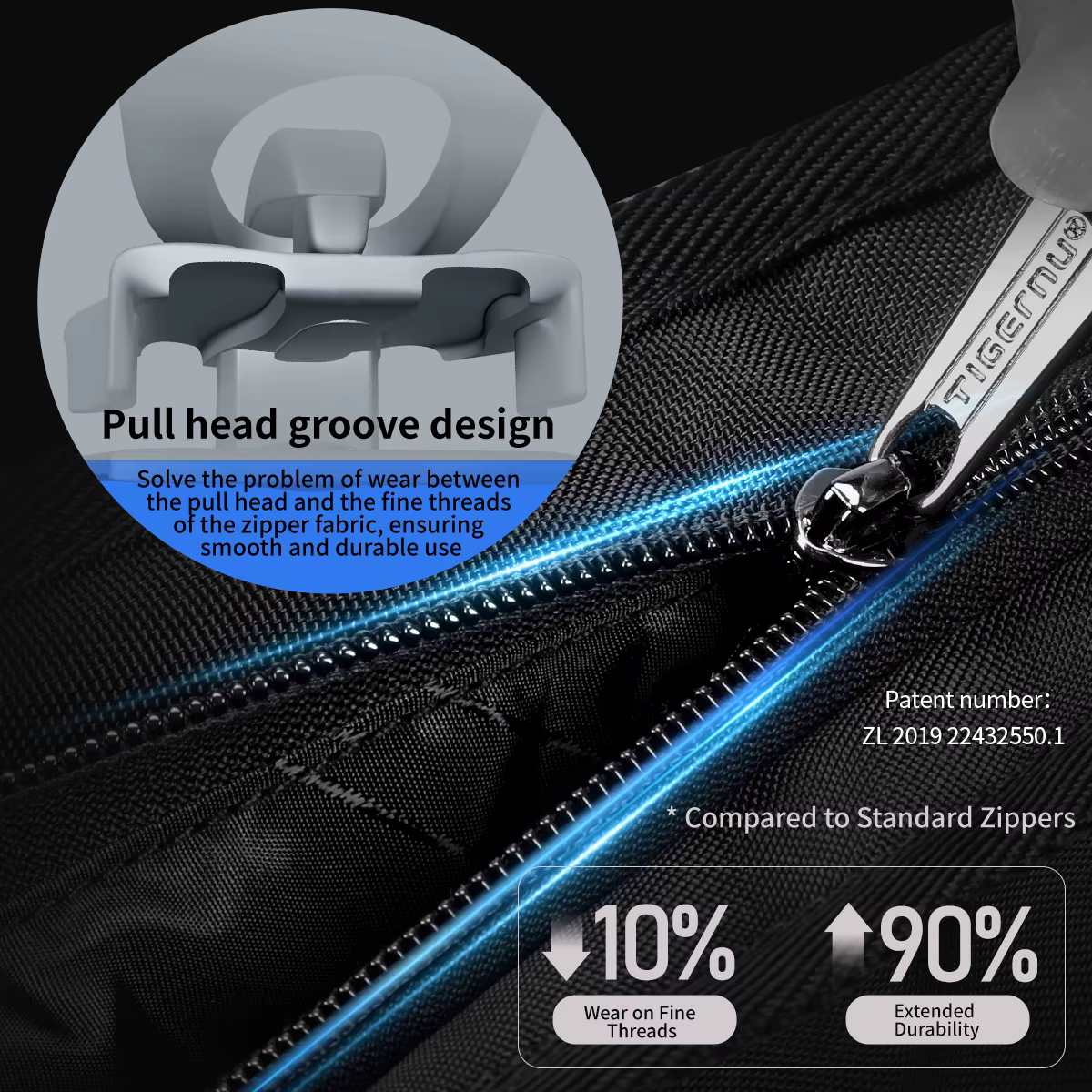 Tigernu mode sacs à bandoulière pour hommes sacs à bandoulière mâle sacs extensibles 13.3 pouces poc