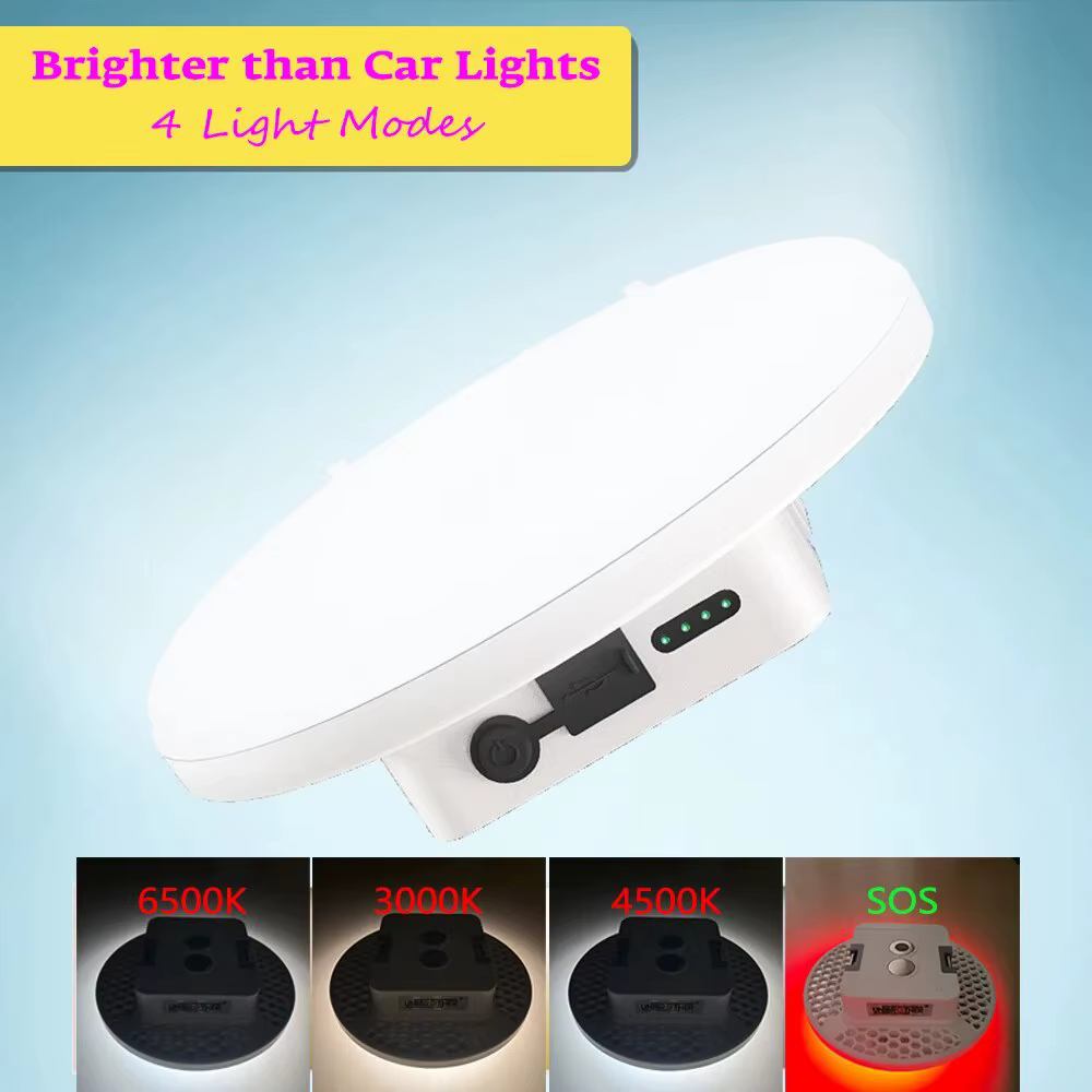Lanterne de Camping LED plus lumineuse, Rechargeable, aimant, lumière forte, éclairage Portable, lam