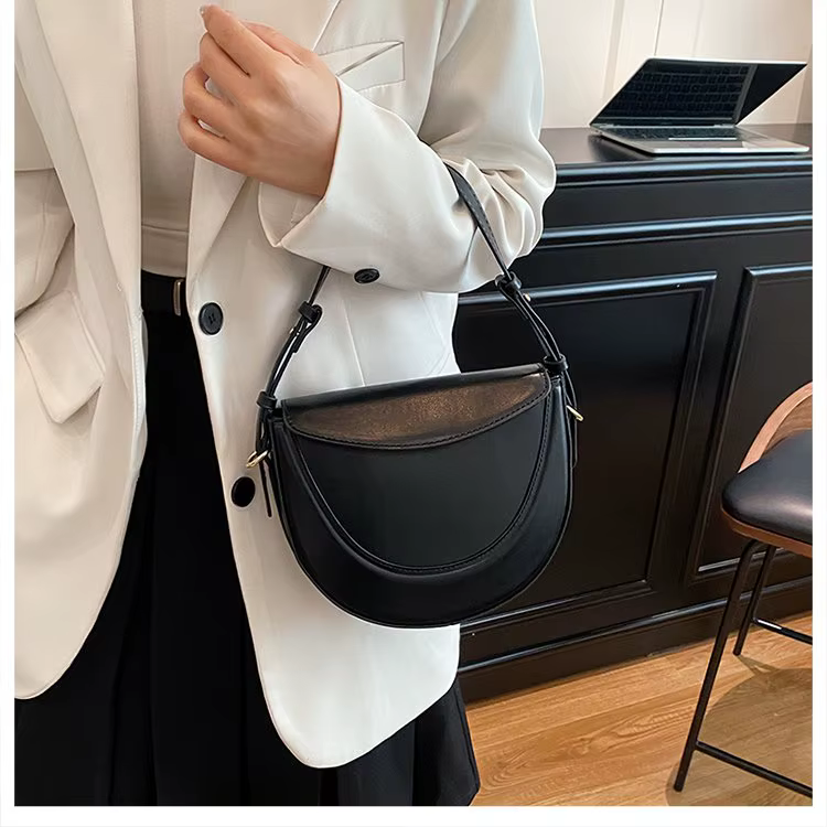 Sac à main élégant à bandoulière, sac à main en cuir de luxe haut de gamme pour femmes, design vinta