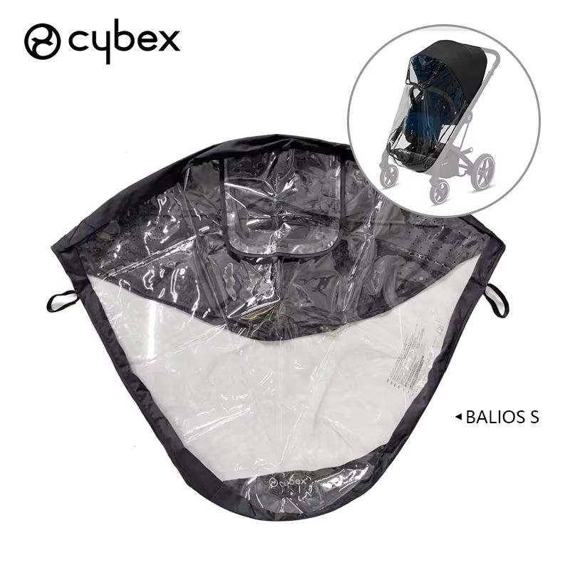 Housse de pluie pour Buggy Cybex Priam Mios Melio Coya EVA, imperméable, transparente, coupe-vent, o