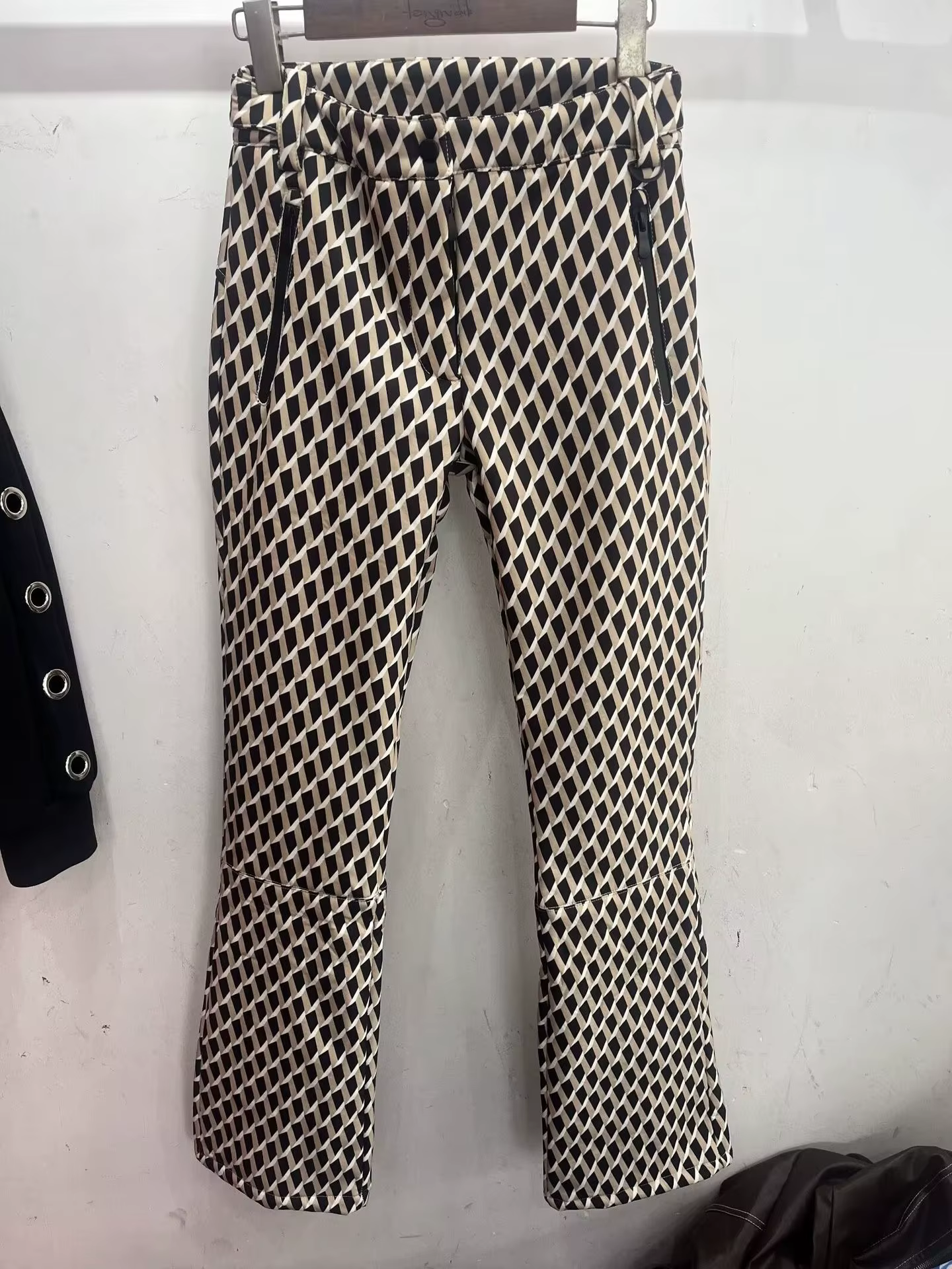 Ensemble de ski deux pièces pour femme, Parka de Sport rembourrée, taille haute, avec ceinture, poch