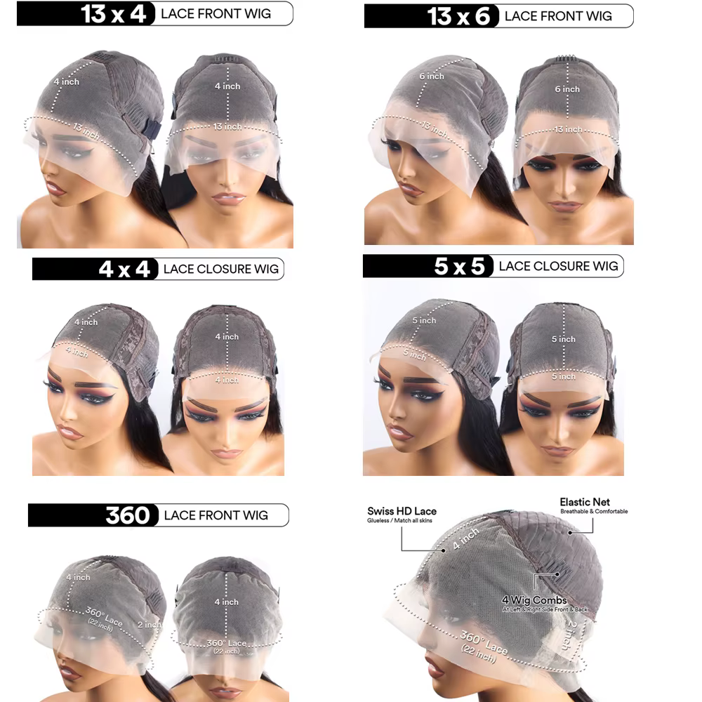 Perruques en cheveux humains ondulés 30-40 pouces, avec dentelle complète 360, perruque frontale HD