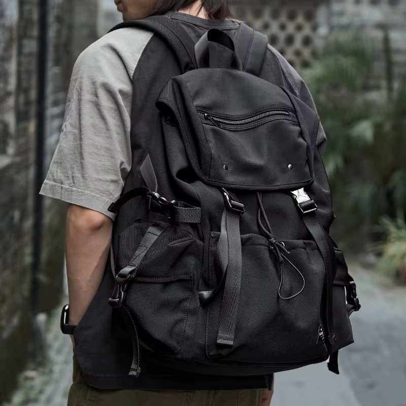 MOYYI sac à dos de voyage en plein air Oxford étanche écoliers mode tendance sac pour hommes Mochila