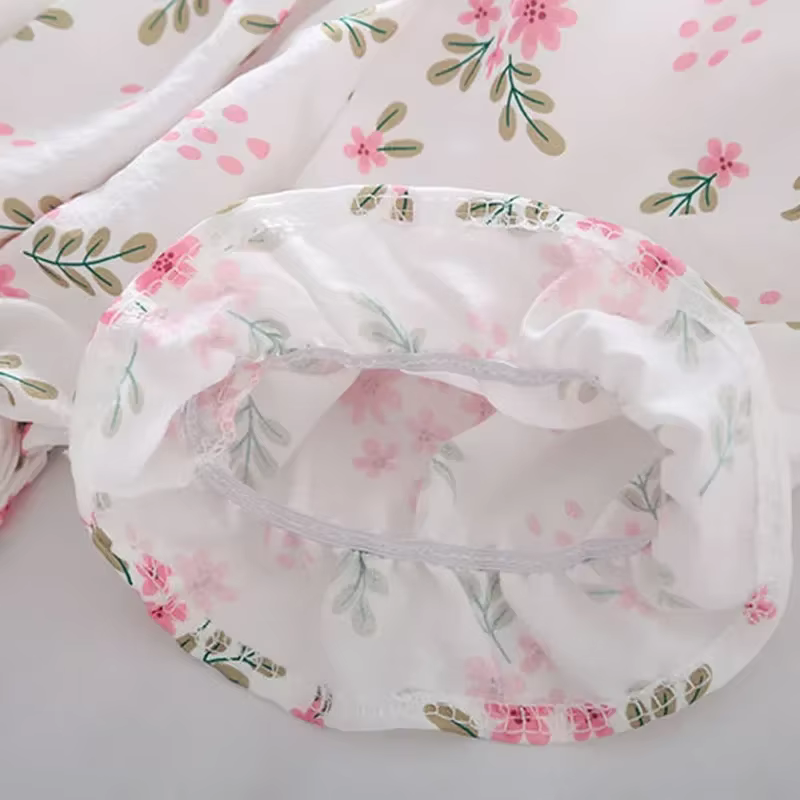 Chemisier court en mousseline de soie pour femme, haut court, design plissé à bord agarique, taille
